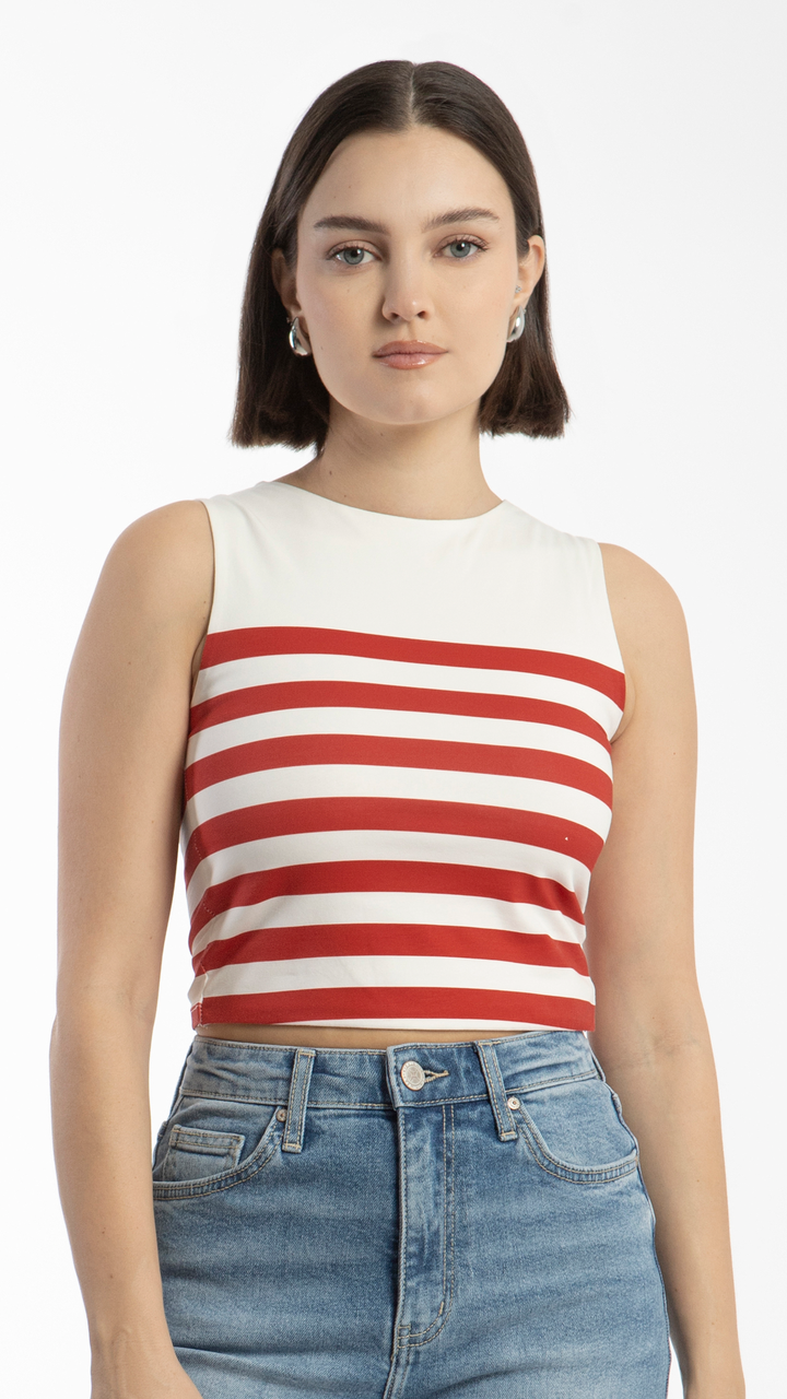 Blusa Sin Mangas Para Mujer B Basic BB0195