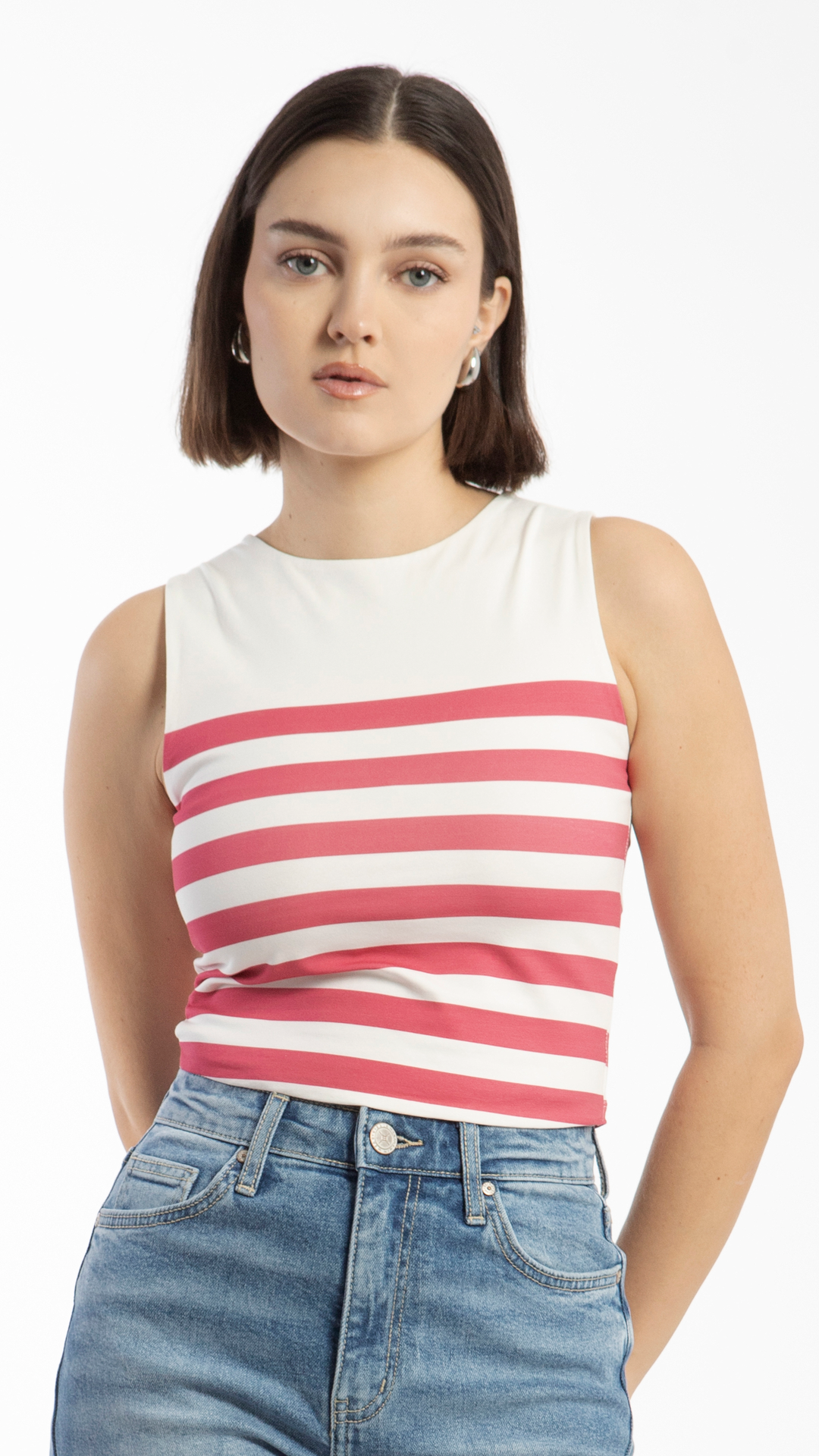 Blusa Sin Mangas Para Mujer B Basic BB0195