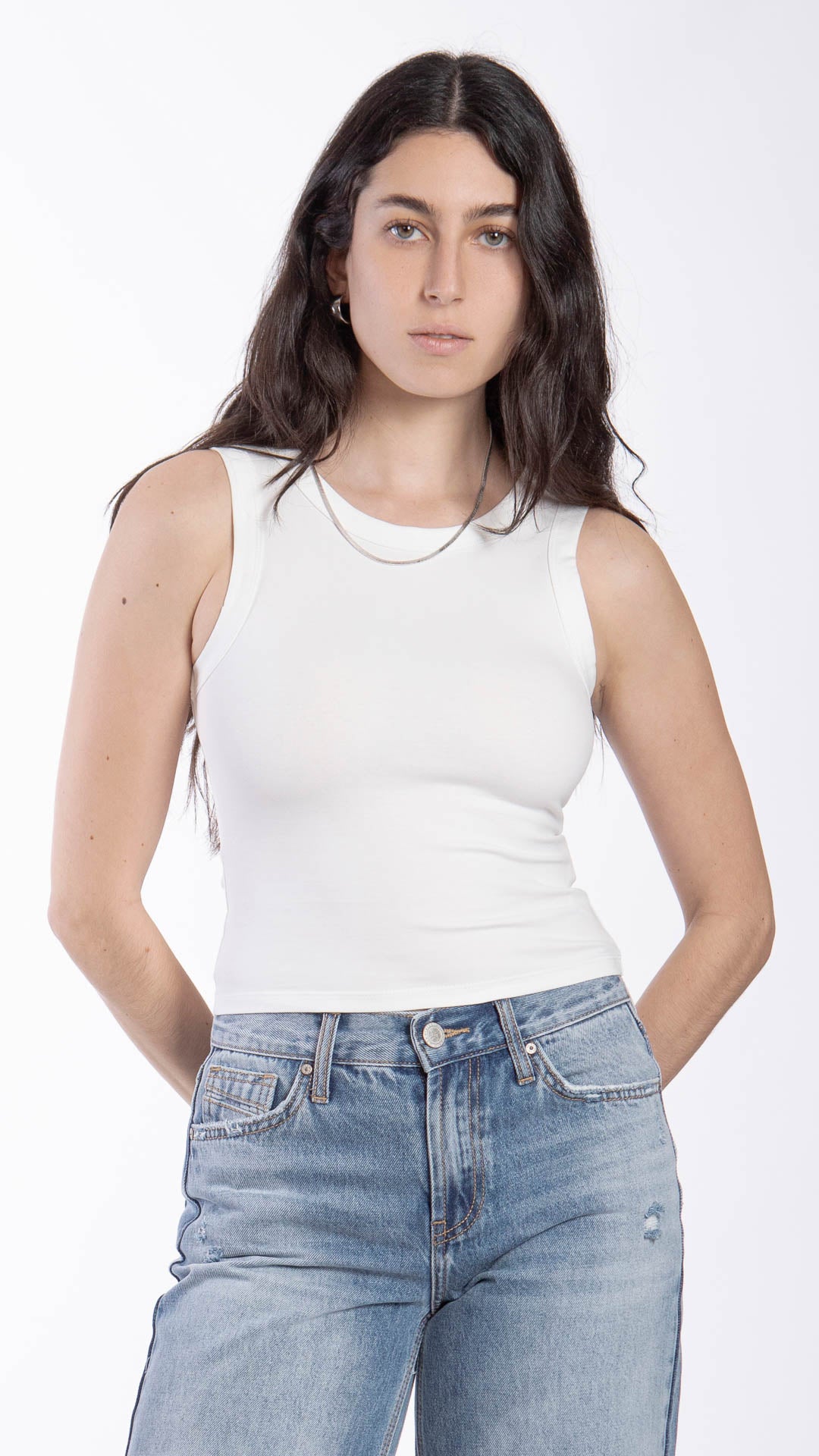 Blusa Sin Mangas Mujer B Basic BB0197