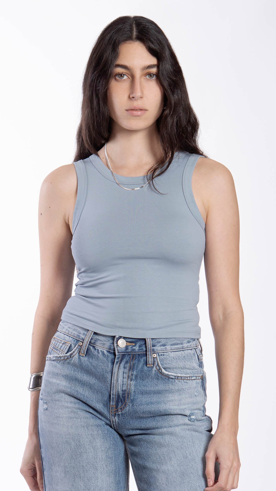 Blusa Sin Mangas Mujer B Basic BB0197