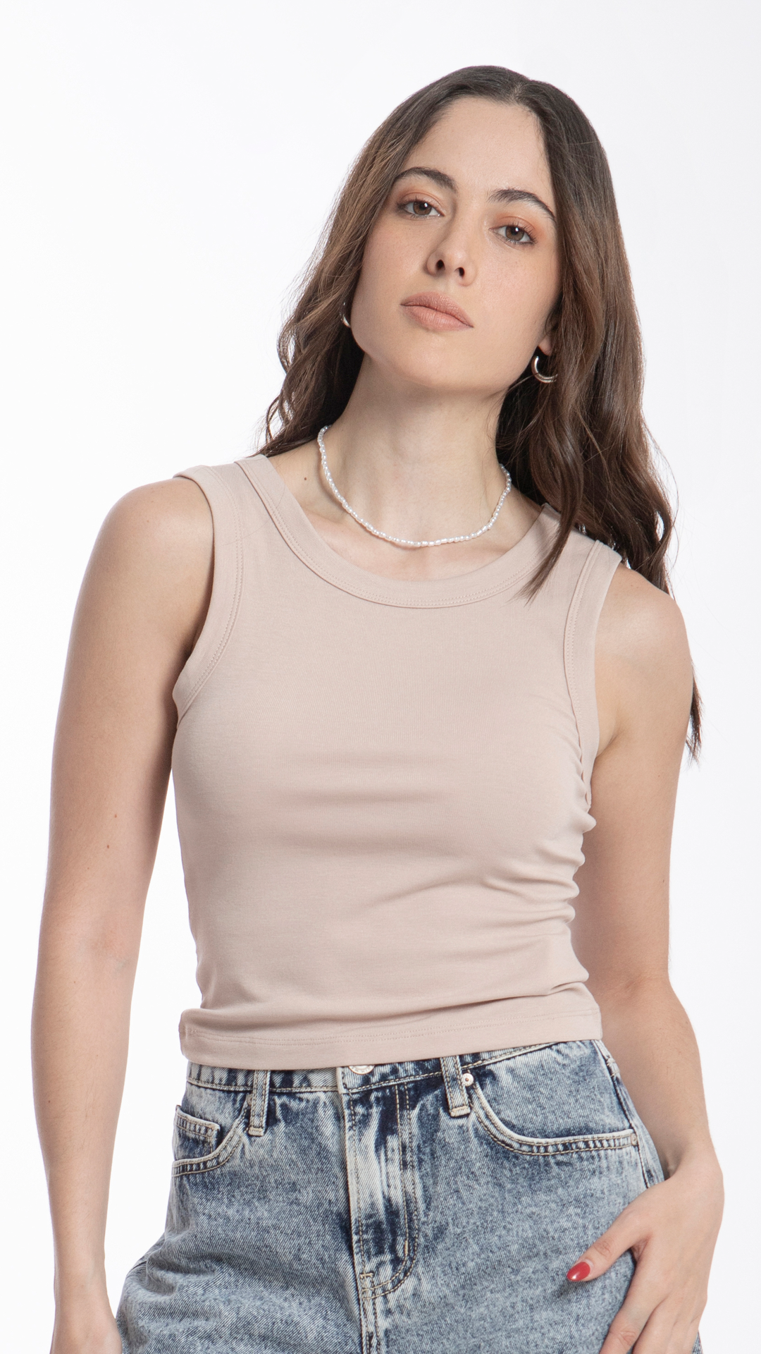 Blusa Sin Mangas Para Mujer B Basic BB0197