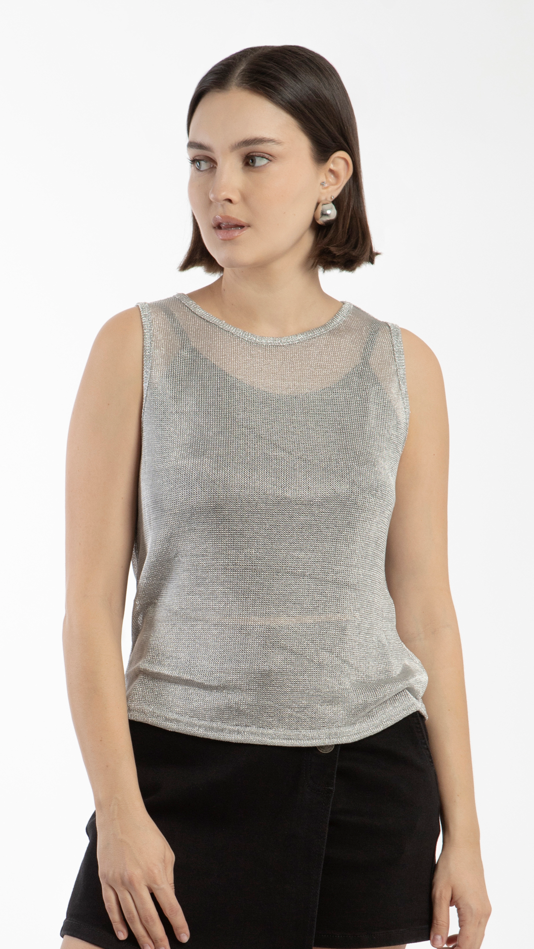 Blusa Mesh Para Mujer B Basic BB0205