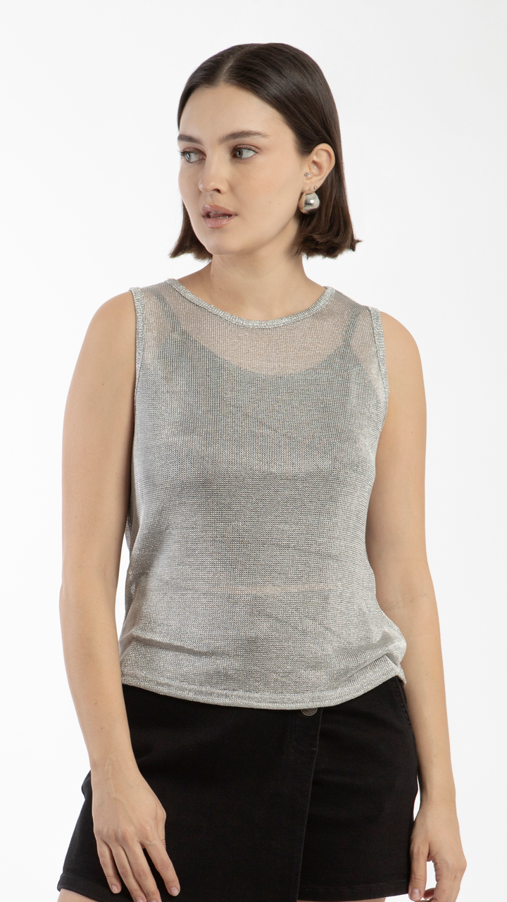 Blusa Mesh Para Mujer B Basic BB0205