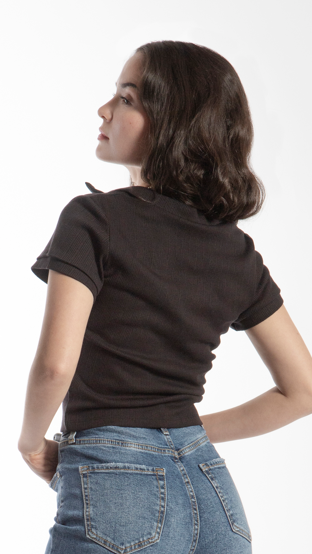 Crop Top Polo Para Mujer B Basic BB0208