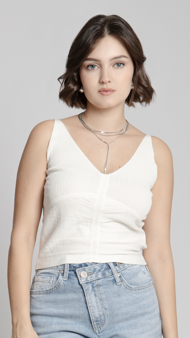 Blusa Tejida Para Mujer B Basic BB0213