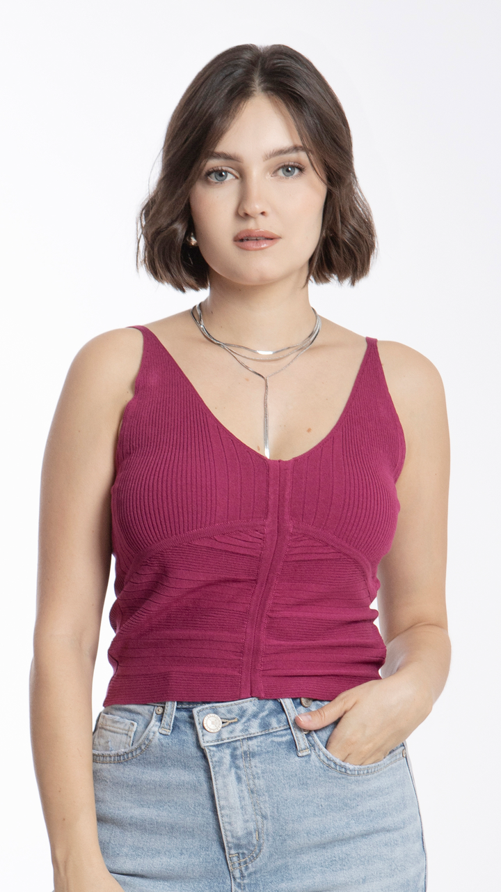 Blusa Tejida Para Mujer B Basic BB0213