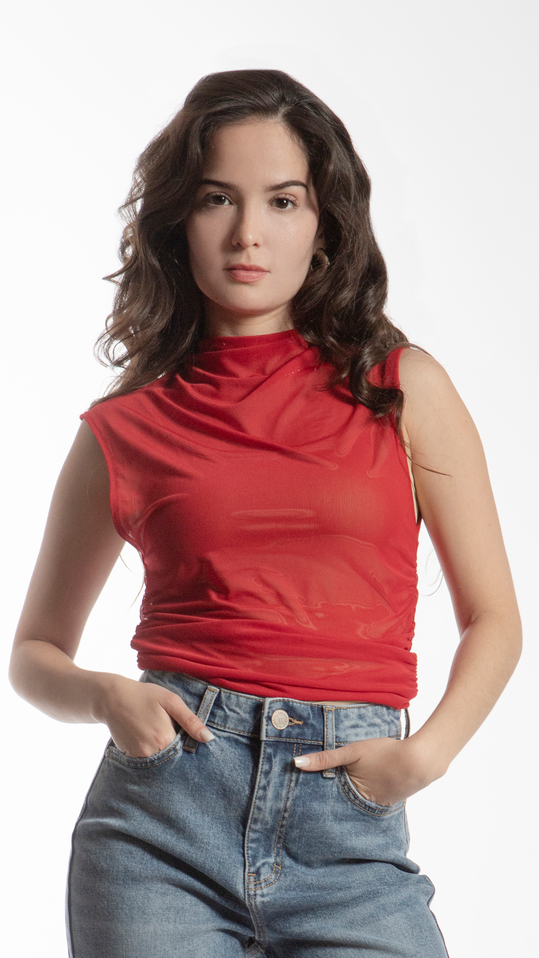 Blusa Mesh Mujer B Basic BB0217