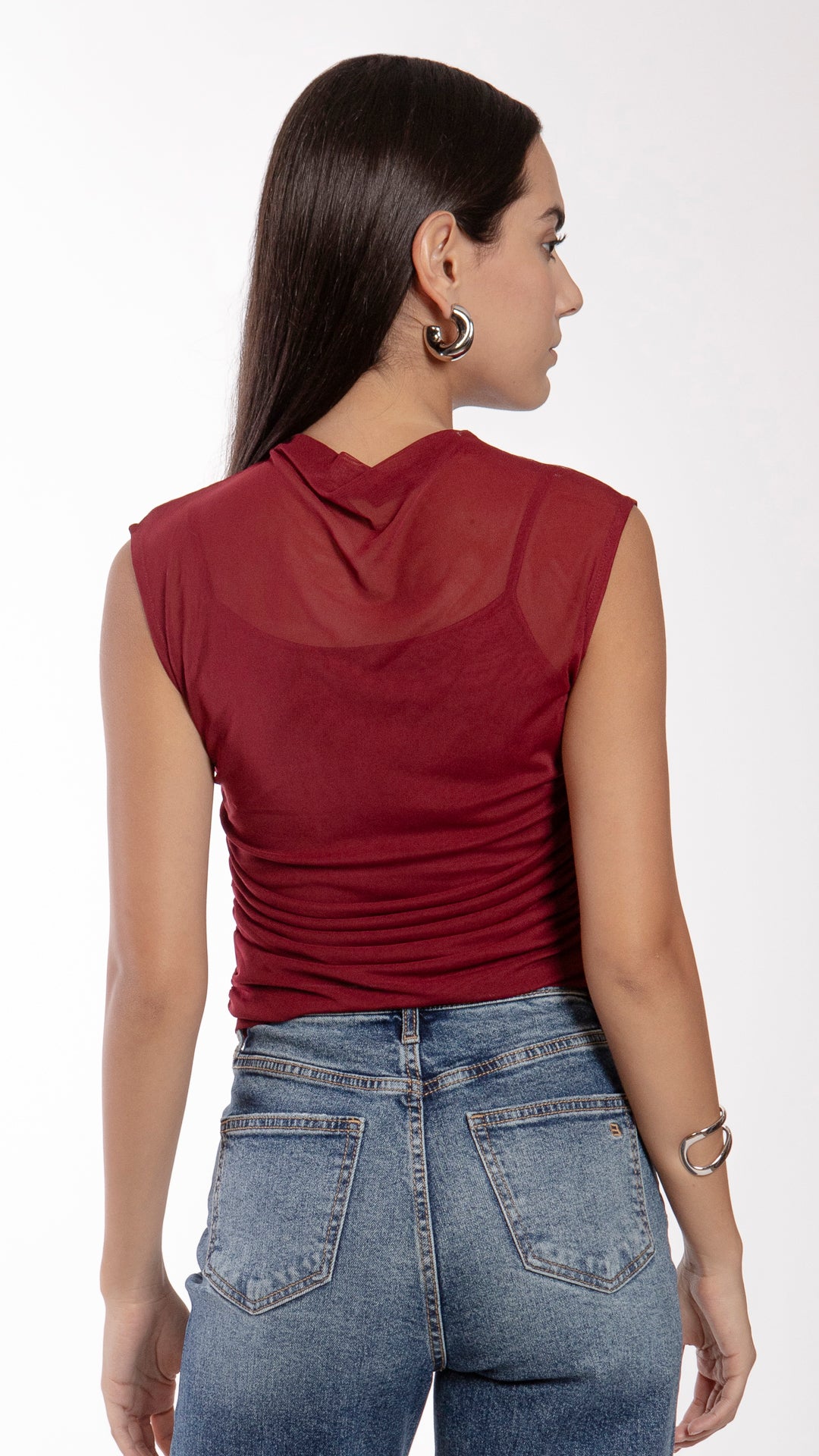 Blusa Mesh Mujer B Basic BB0217