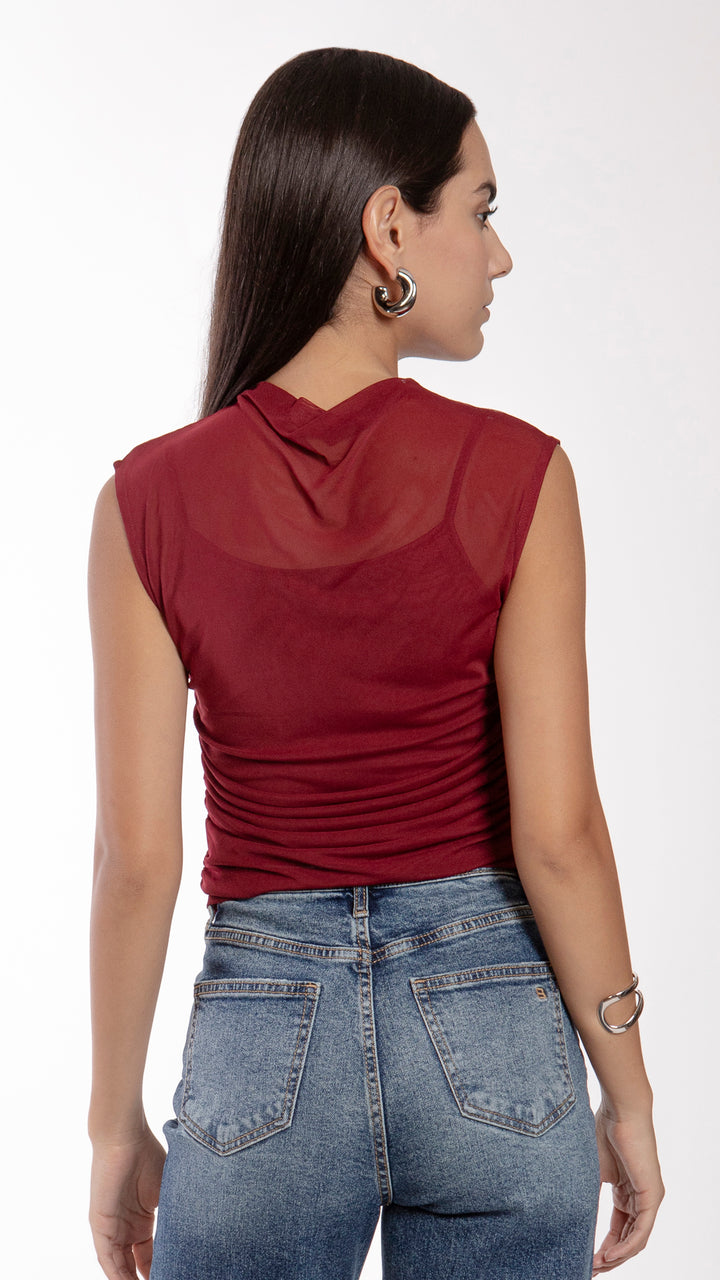 Blusa Mesh Mujer B Basic BB0217
