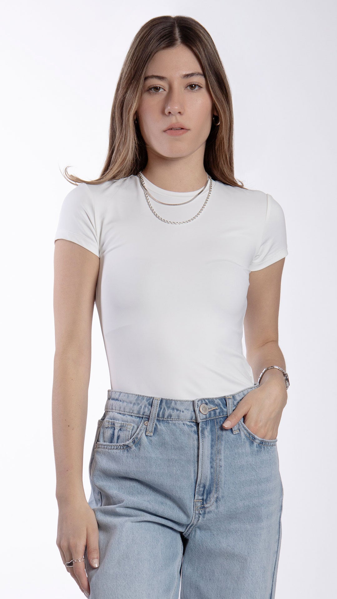 Blusa Manga Corta Mujer B Basic BB0236