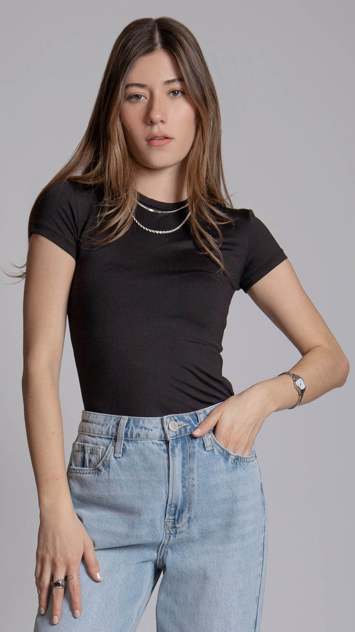 Blusa Manga Corta Mujer B Basic BB0236