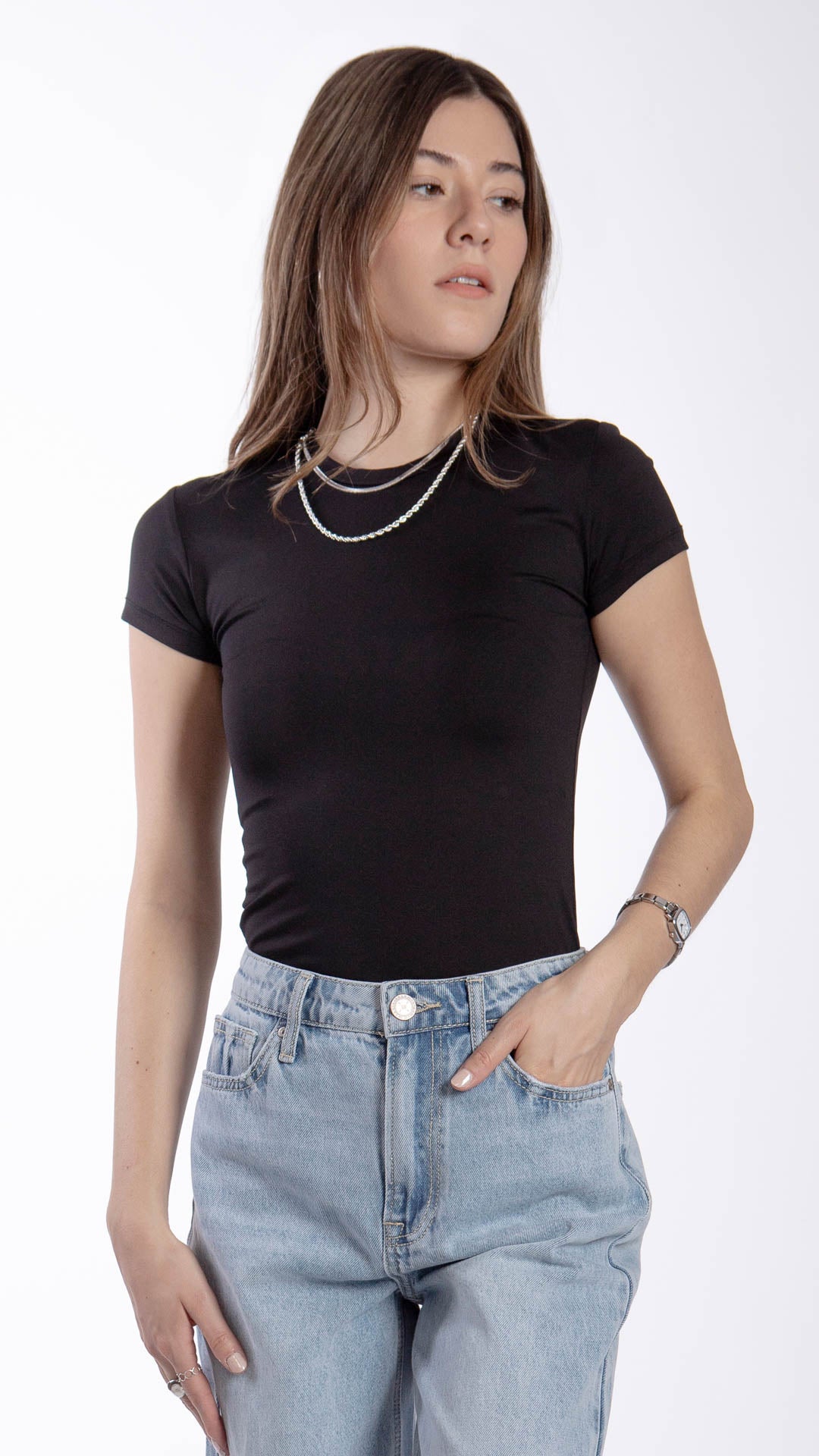 Blusa Manga Corta Mujer B Basic BB0236