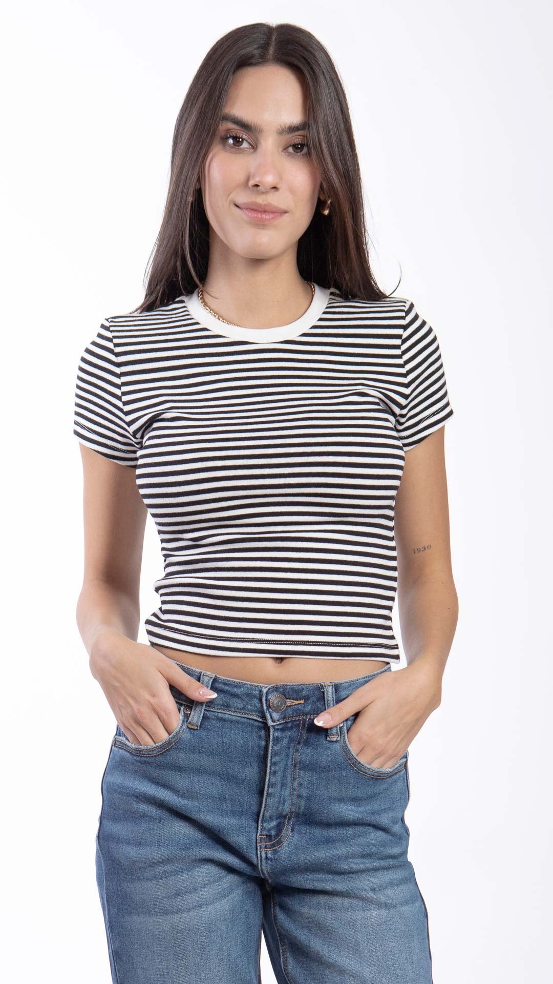 Blusa Manga Corta Mujer B Basic BB0242