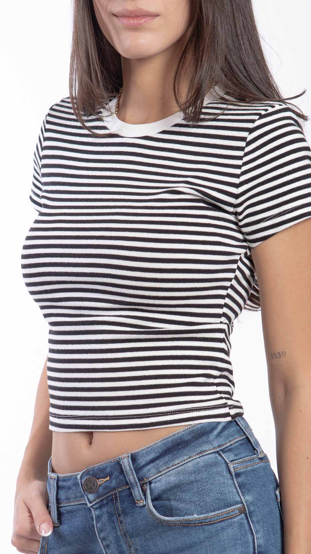 Blusa Manga Corta Mujer B Basic BB0242