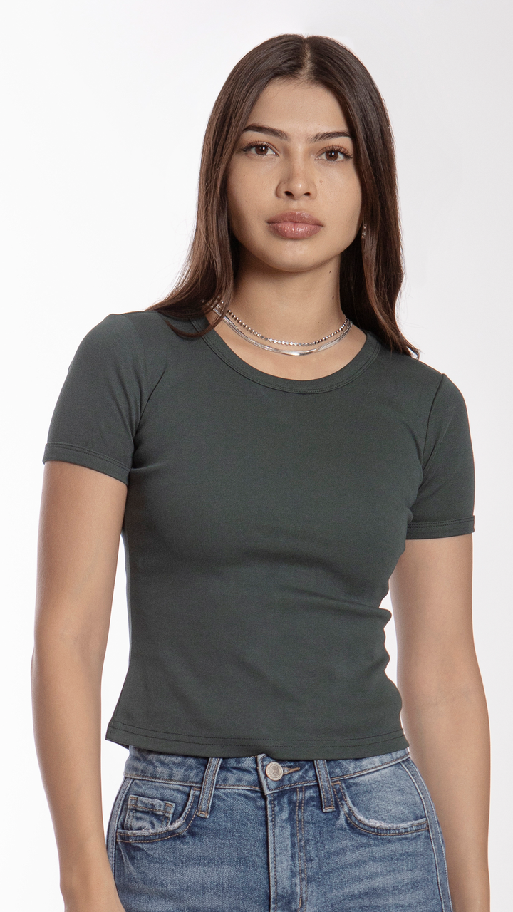 Blusa Manga Corta Mujer B Basic BB0243