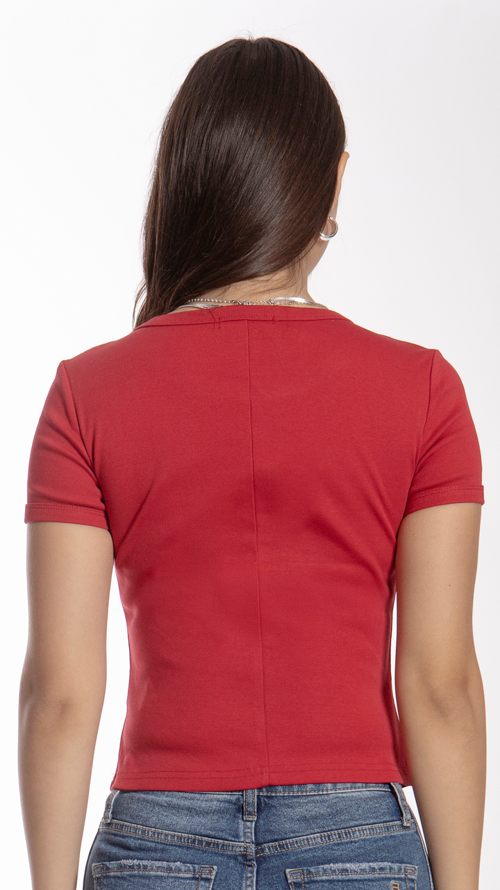 Blusa Manga Corta Mujer B Basic BB0243
