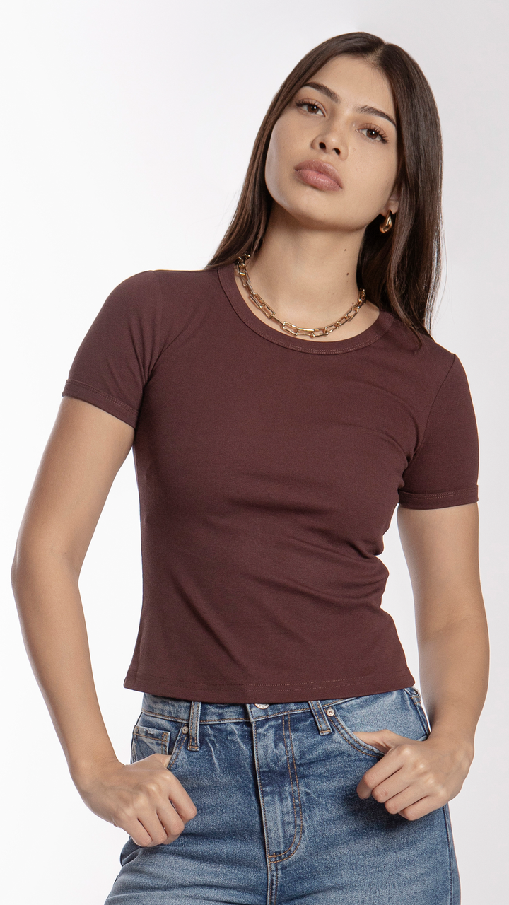 Blusa Manga Corta Mujer B Basic BB0243