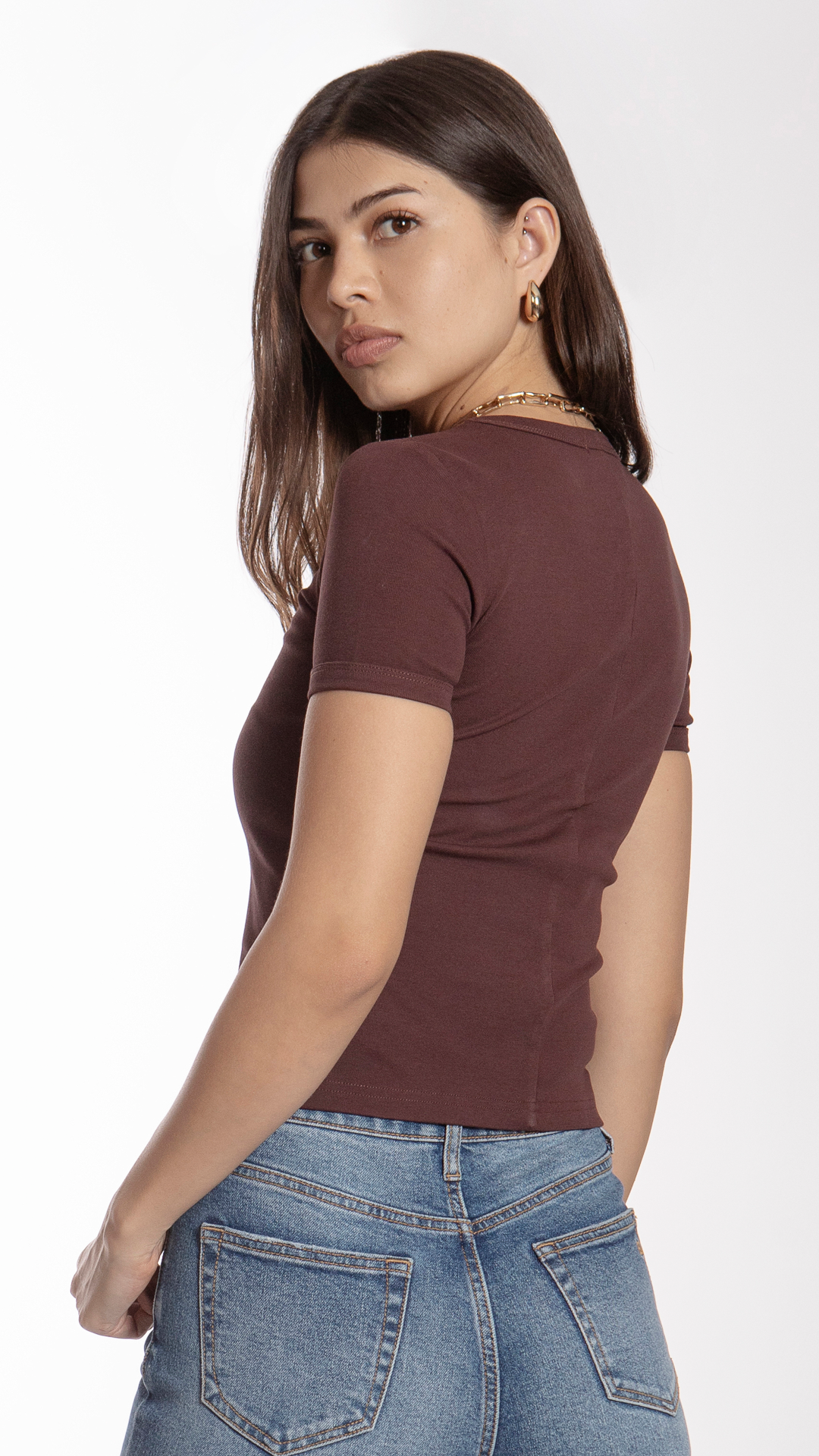 Blusa Manga Corta Mujer B Basic BB0243