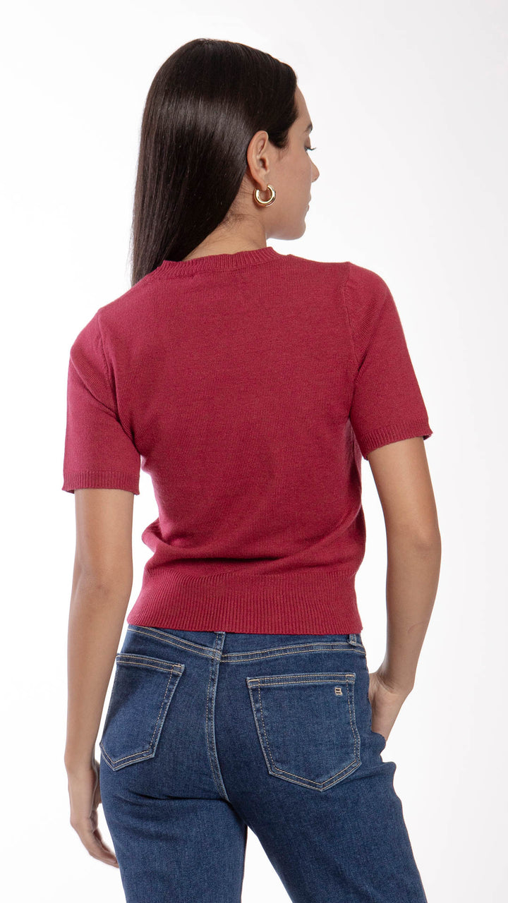 Blusa Manga Corta Mujer B Basic BB0256