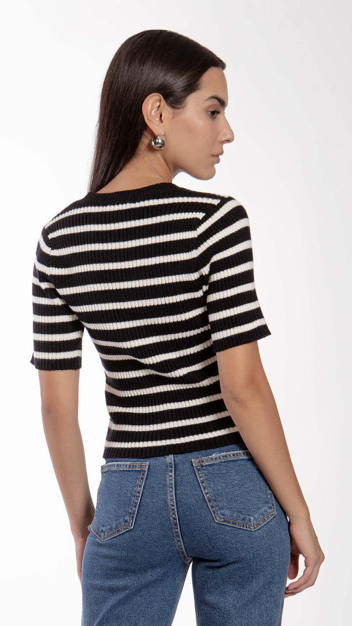 Blusa Manga Tres Cuartos Mujer B Basic BB0259