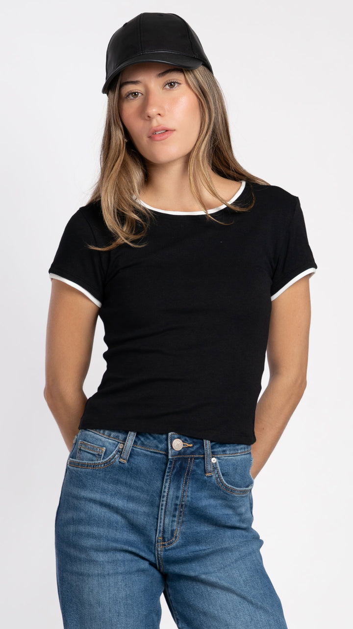 Blusa Manga Corta Mujer B Basic BB0262
