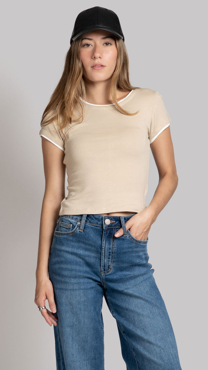 Blusa Manga Corta Mujer B Basic BB0262