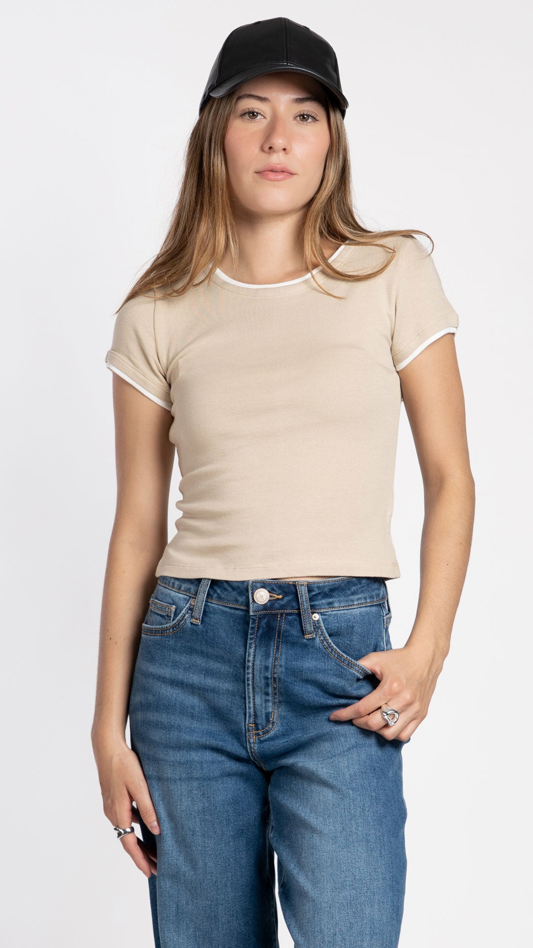 Blusa Manga Corta Mujer B Basic BB0262