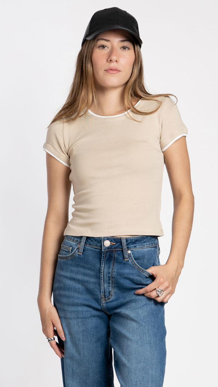 Blusa Manga Corta Mujer B Basic BB0262