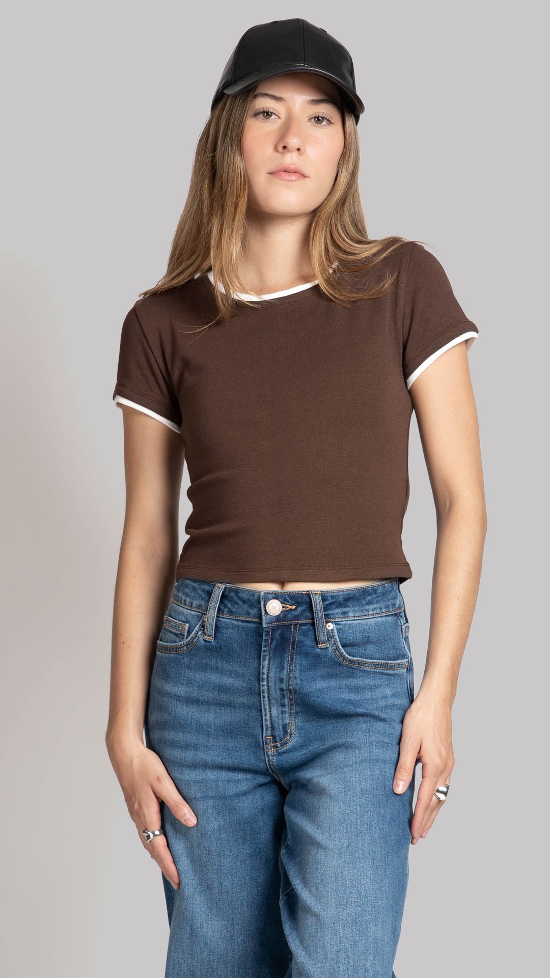Blusa Manga Corta Mujer B Basic BB0262