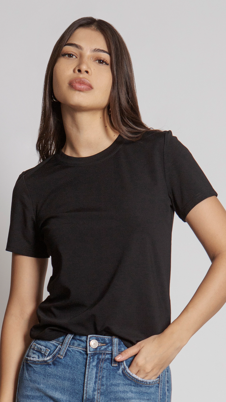 Blusa Manga Corta Mujer B Basic BB0263