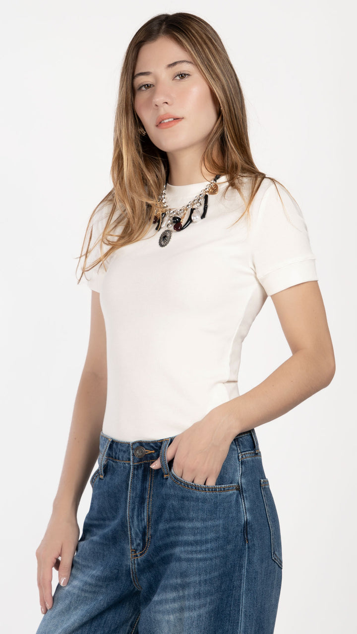 Blusa Manga Corta Mujer B Basic BB0264