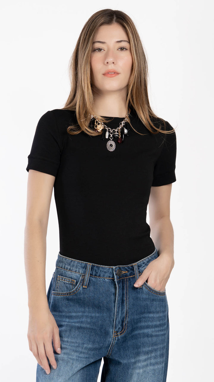 Blusa Manga Corta Mujer B Basic BB0264