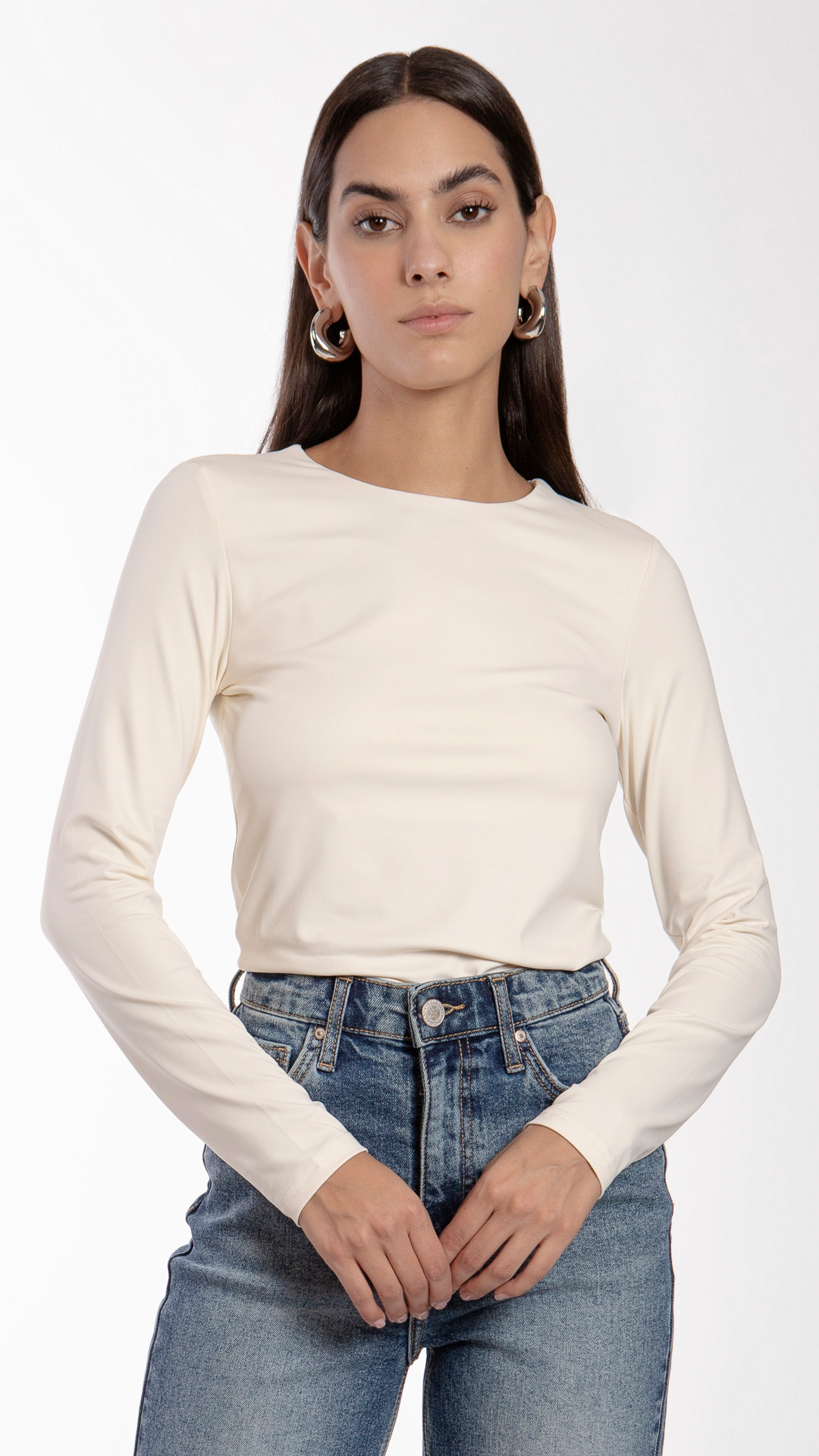 Blusa Manga Larga Mujer B Basic BB0267