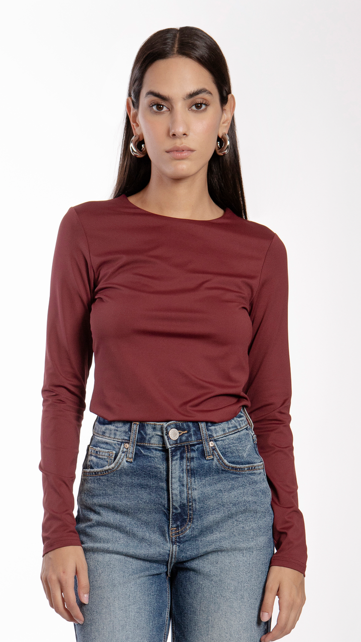 Blusa Manga Larga Mujer B Basic BB0267