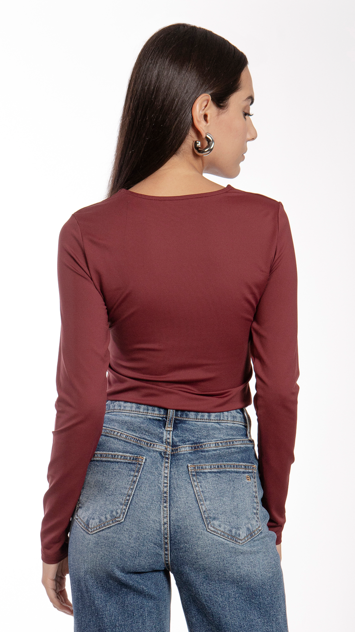 Blusa Manga Larga Mujer B Basic BB0267