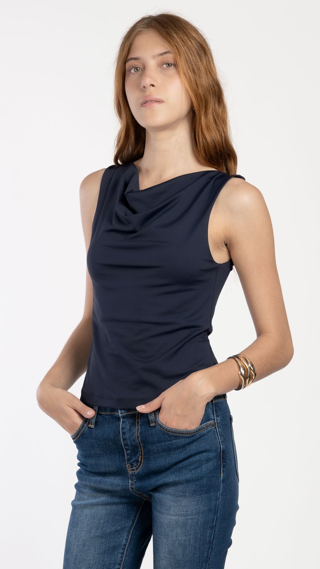 Blusa Sin Mangas Mujer B Basic BB0269