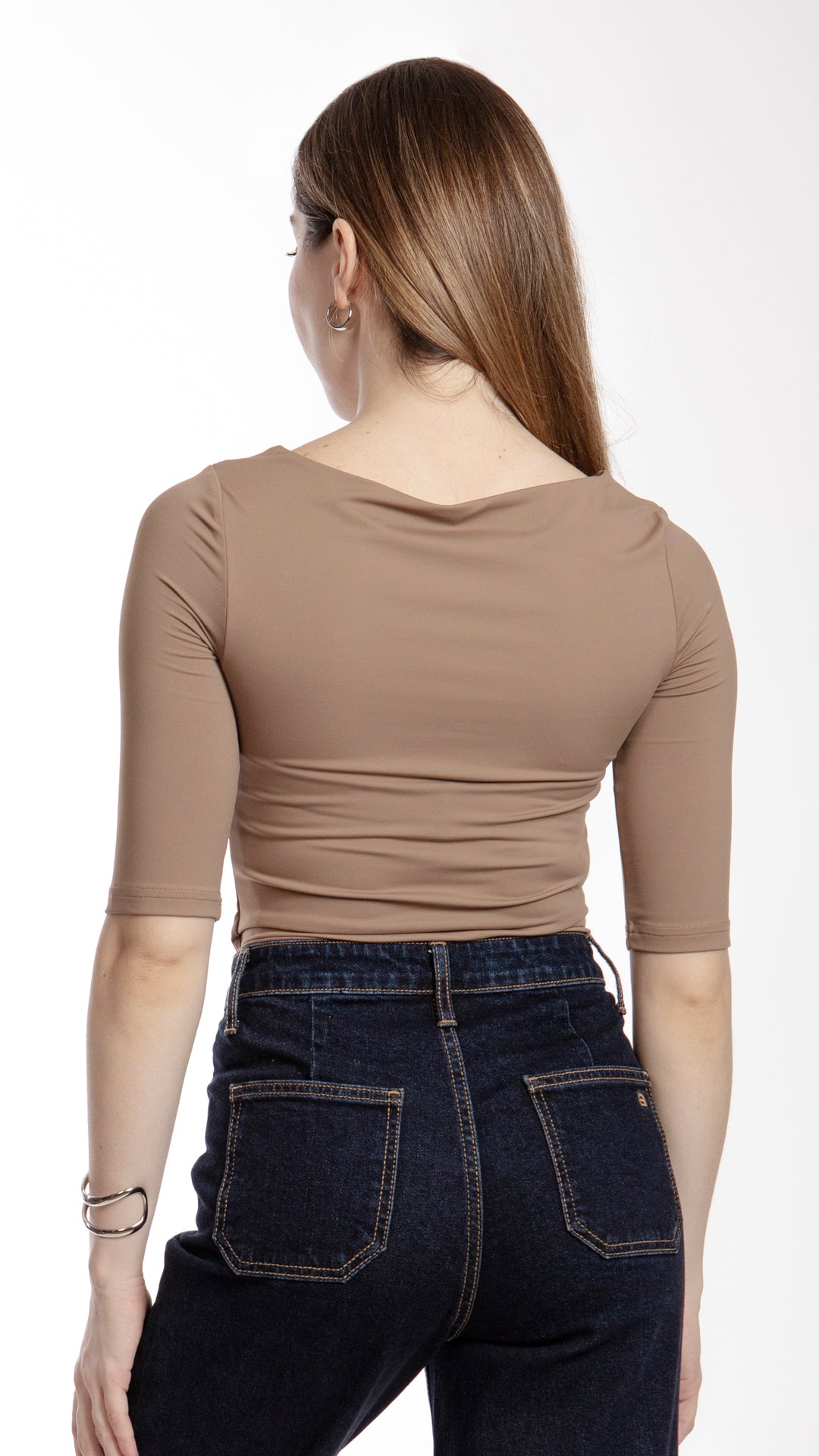 Blusa Manga Tres Cuartos Mujer B Basic BB0270