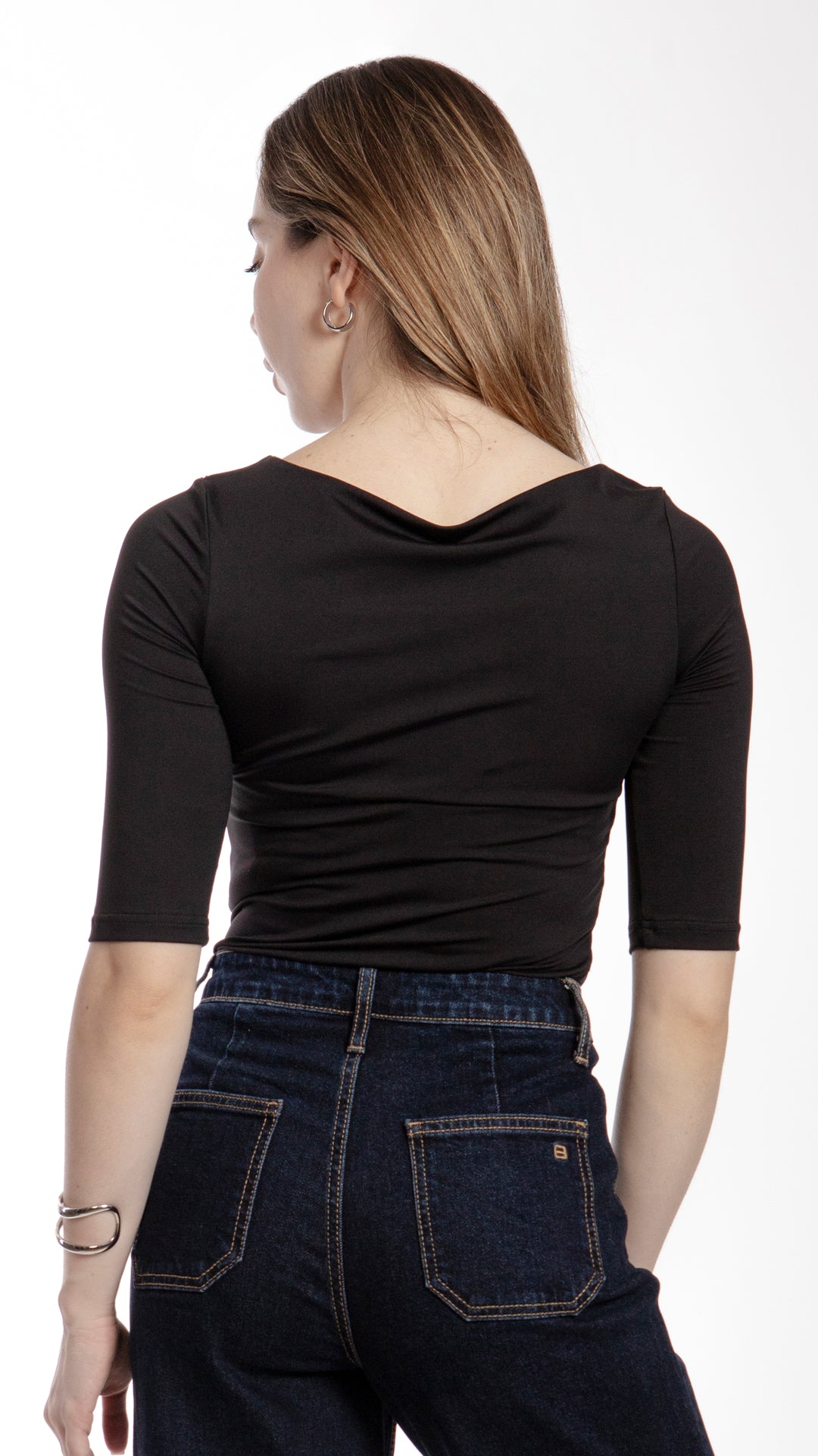 Blusa Manga Tres Cuartos Mujer B Basic BB0270