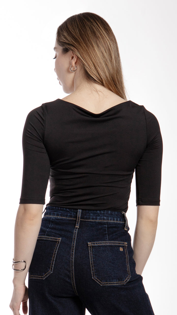 Blusa Manga Tres Cuartos Mujer B Basic BB0270