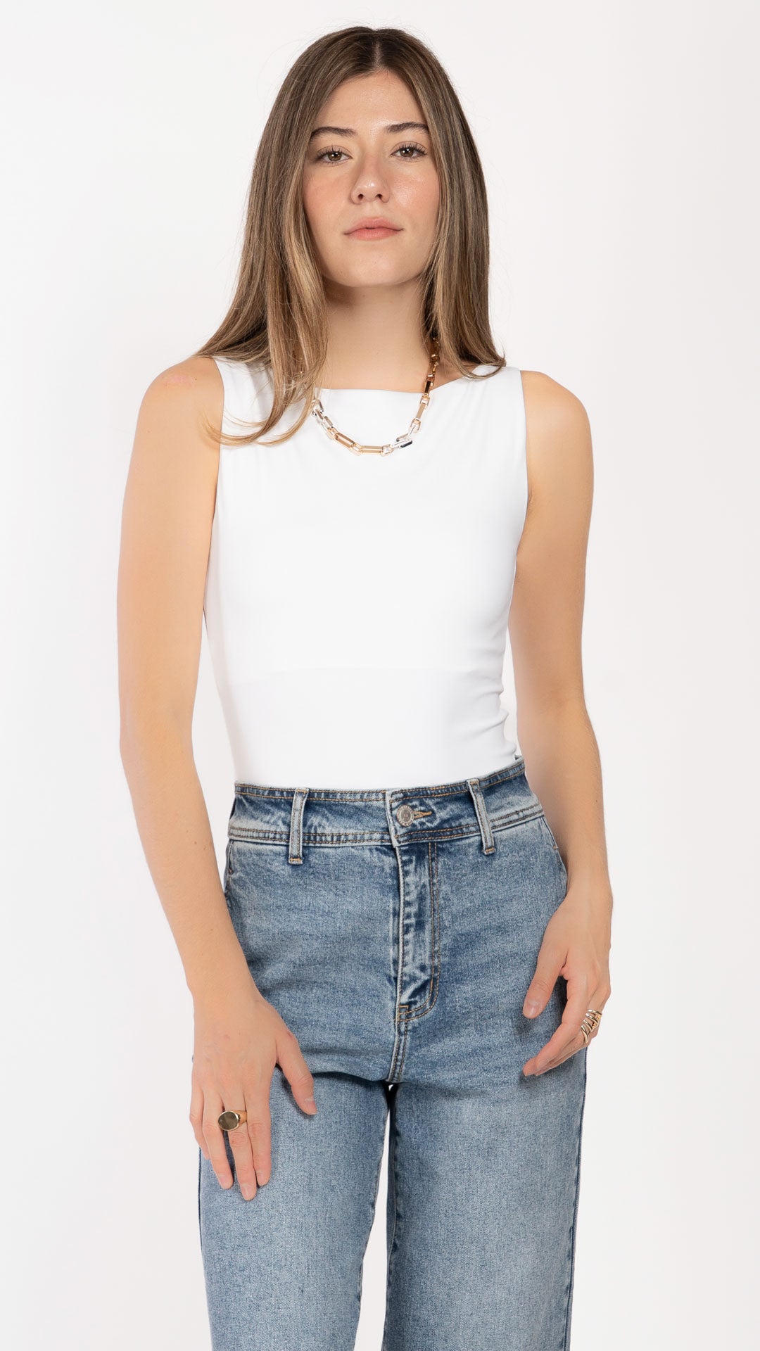 Blusa Sin Mangas Mujer B Basic BB0271