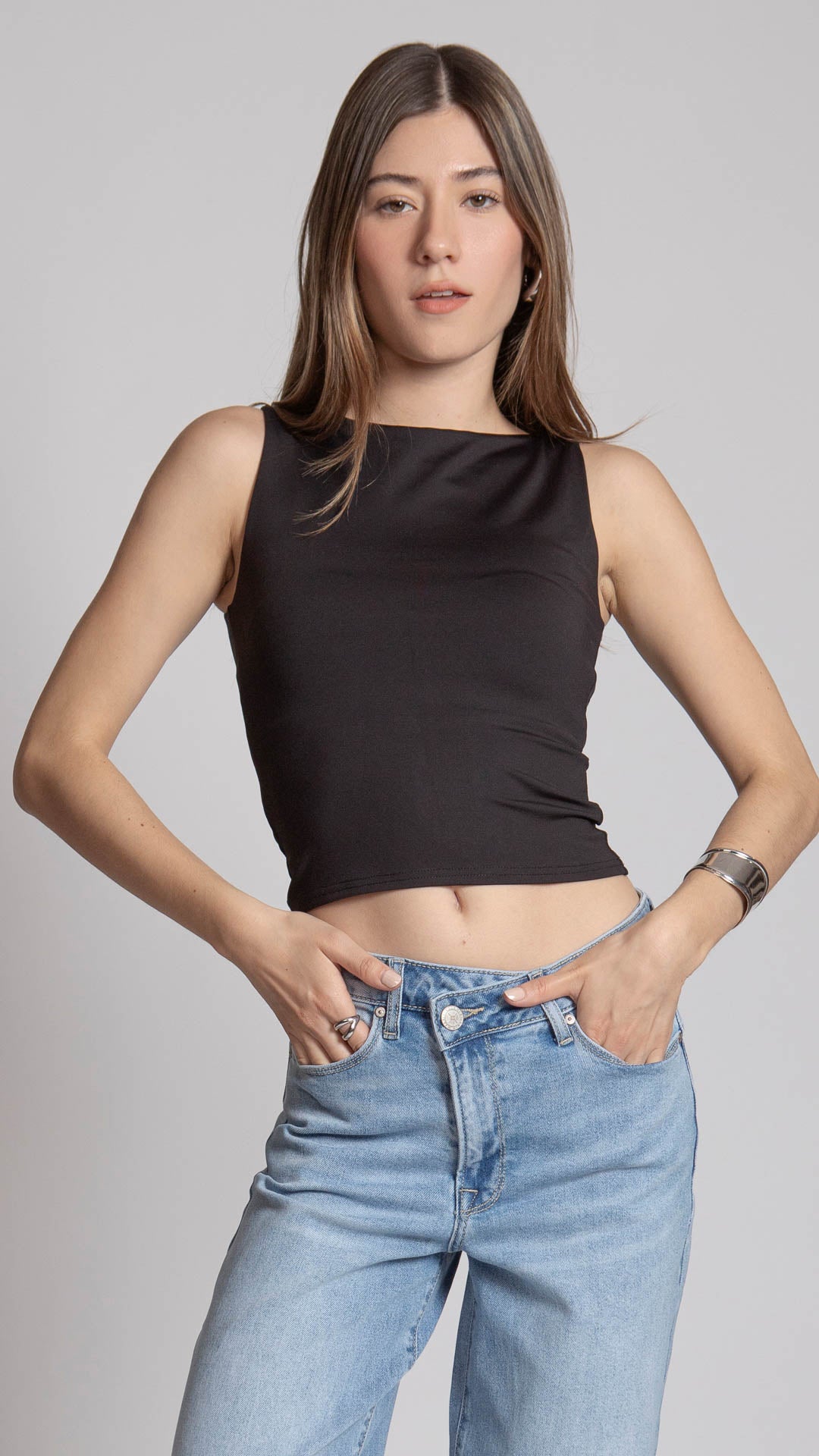 Blusa Sin Mangas Mujer B Basic BB0271