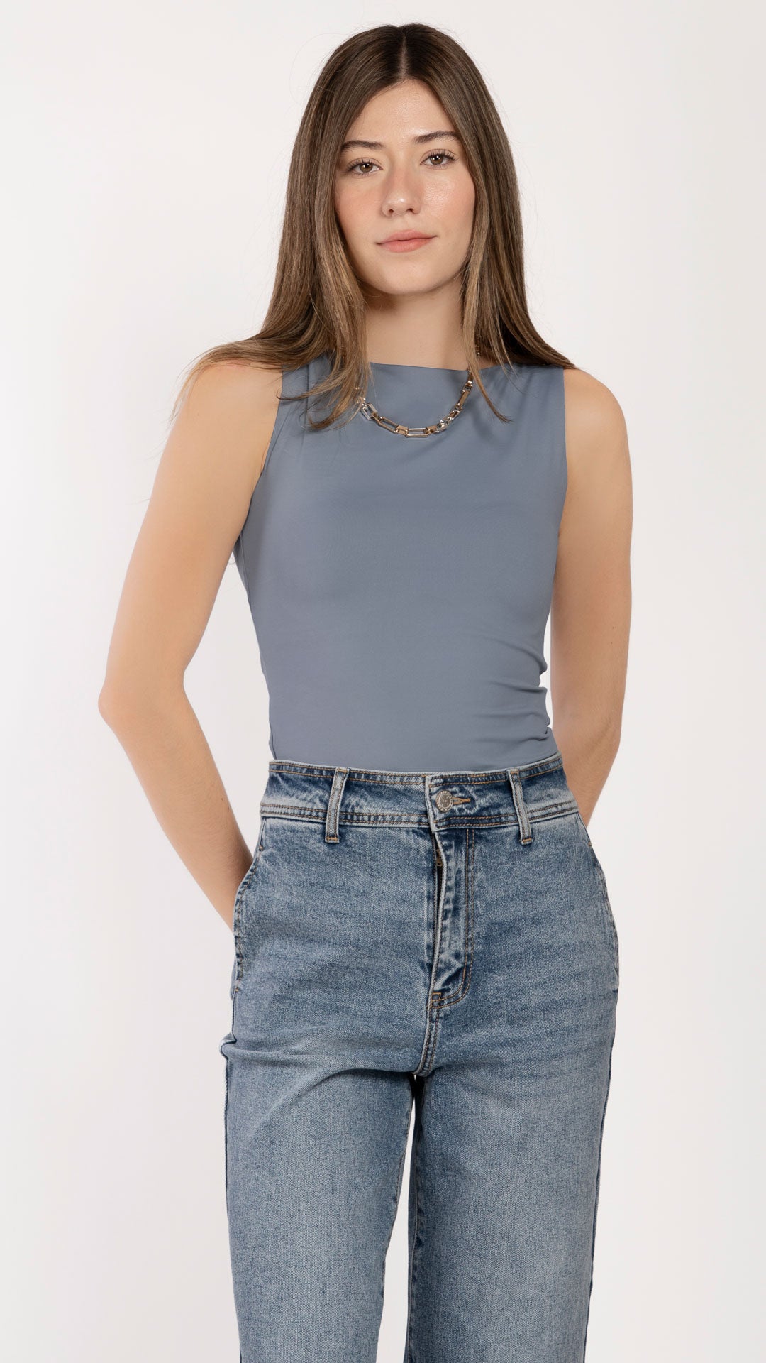 Blusa Sin Mangas Mujer B Basic BB0271
