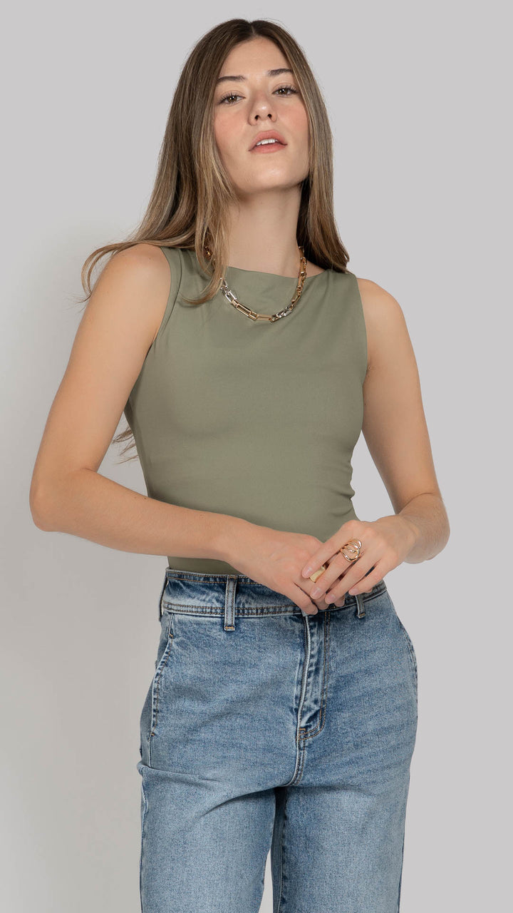Blusa Sin Mangas Mujer B Basic BB0271