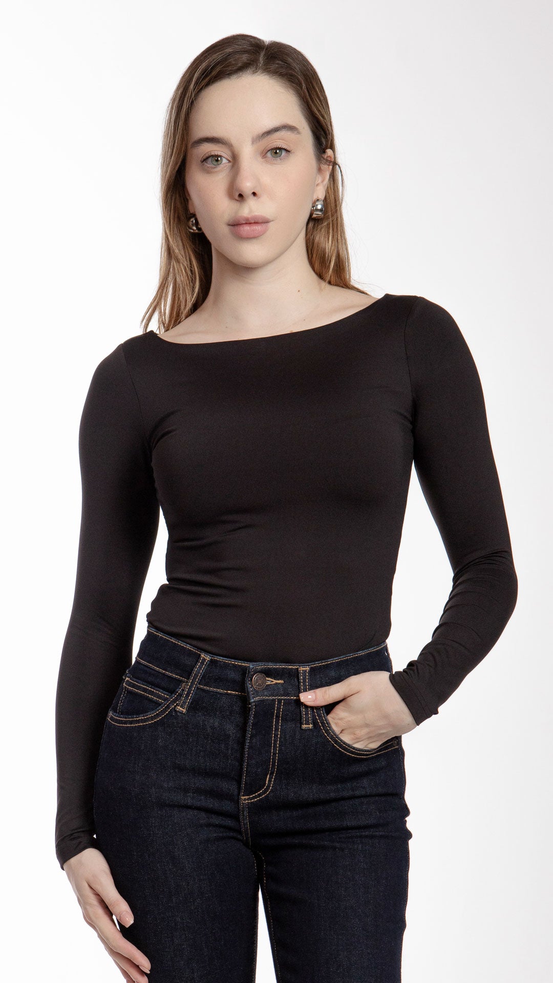 Blusa Manga Larga Mujer B Basic BB0272