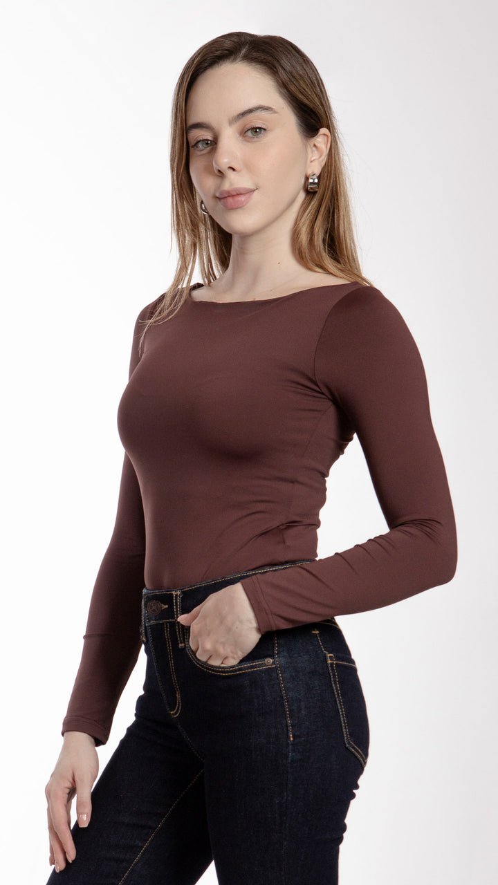 Blusa Manga Larga Mujer B Basic BB0272