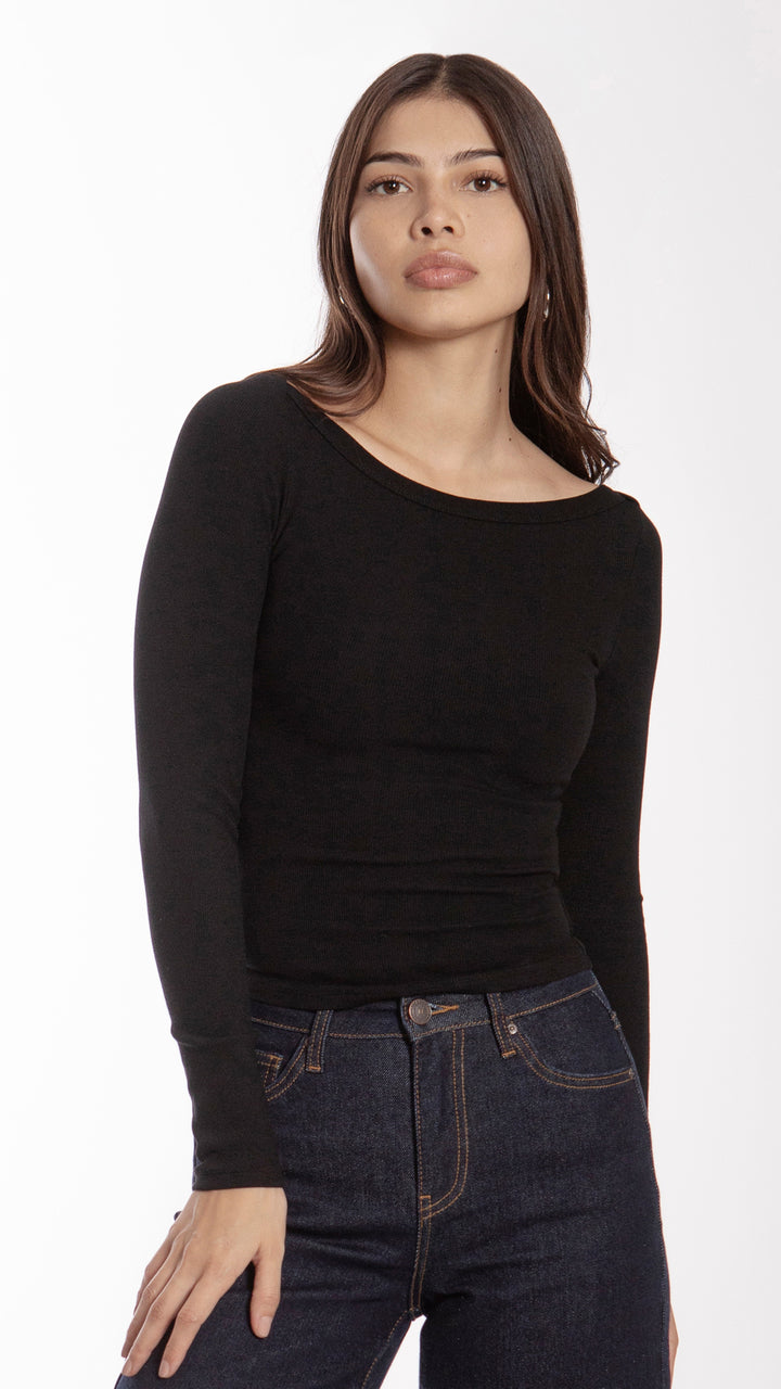 Blusa Manga Larga Mujer B Basic BB0278