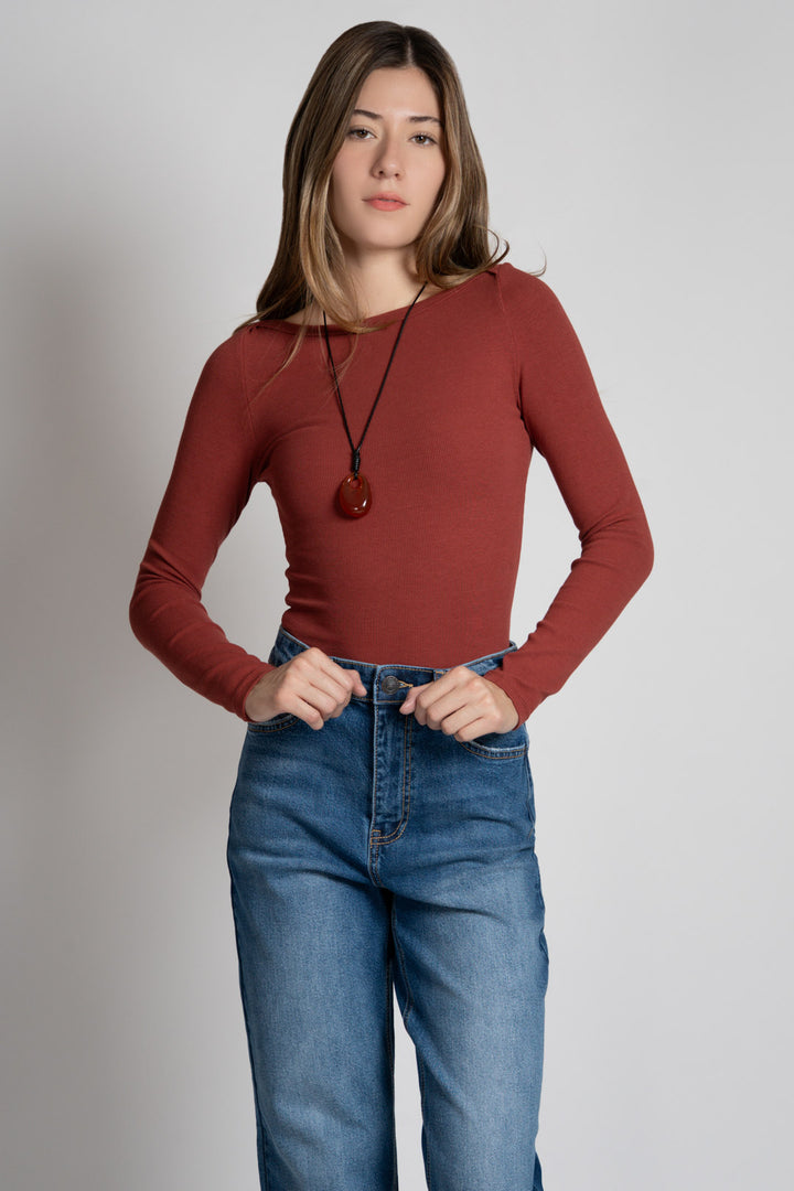 Blusa Manga Larga Mujer B Basic BB0278