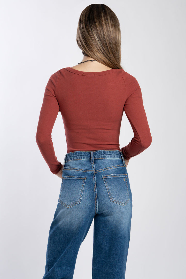 Blusa Manga Larga Mujer B Basic BB0278
