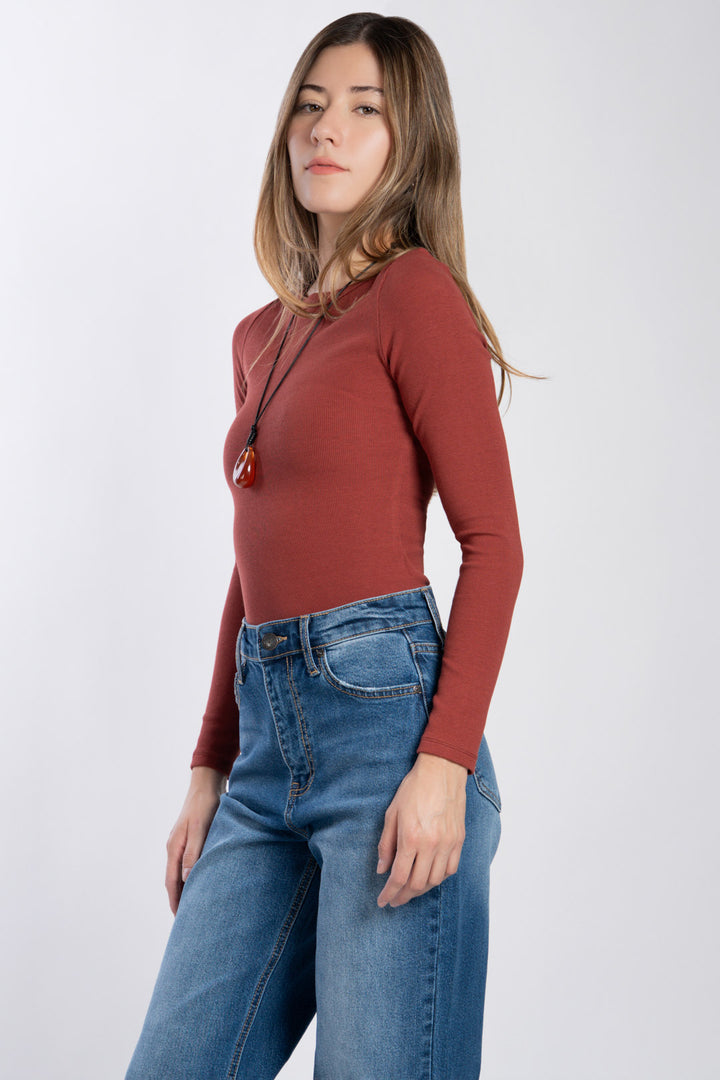 Blusa Manga Larga Mujer B Basic BB0278