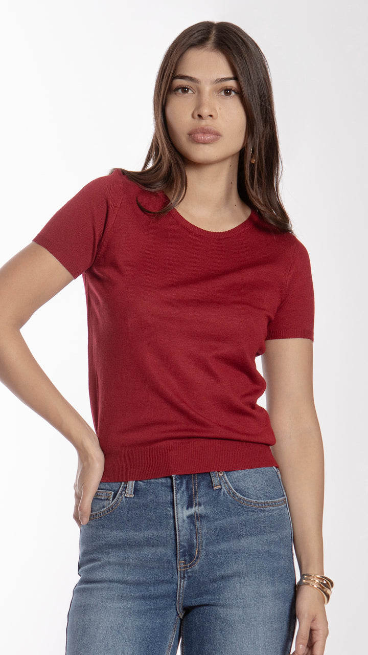 Blusa Manga Corta Mujer B Basic BB0288